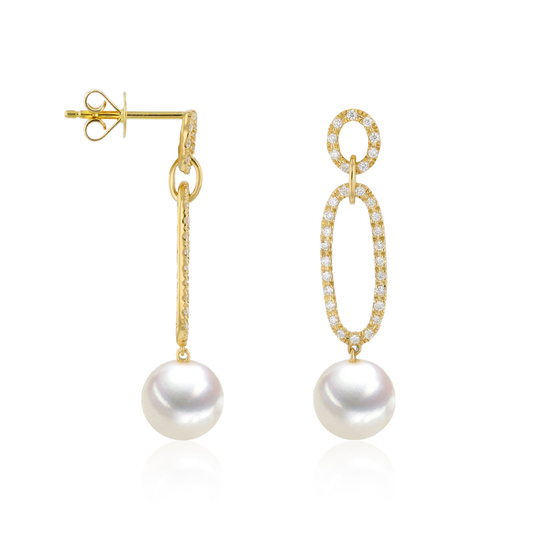 Akoya Ohrringe "Aurora" - Calissi