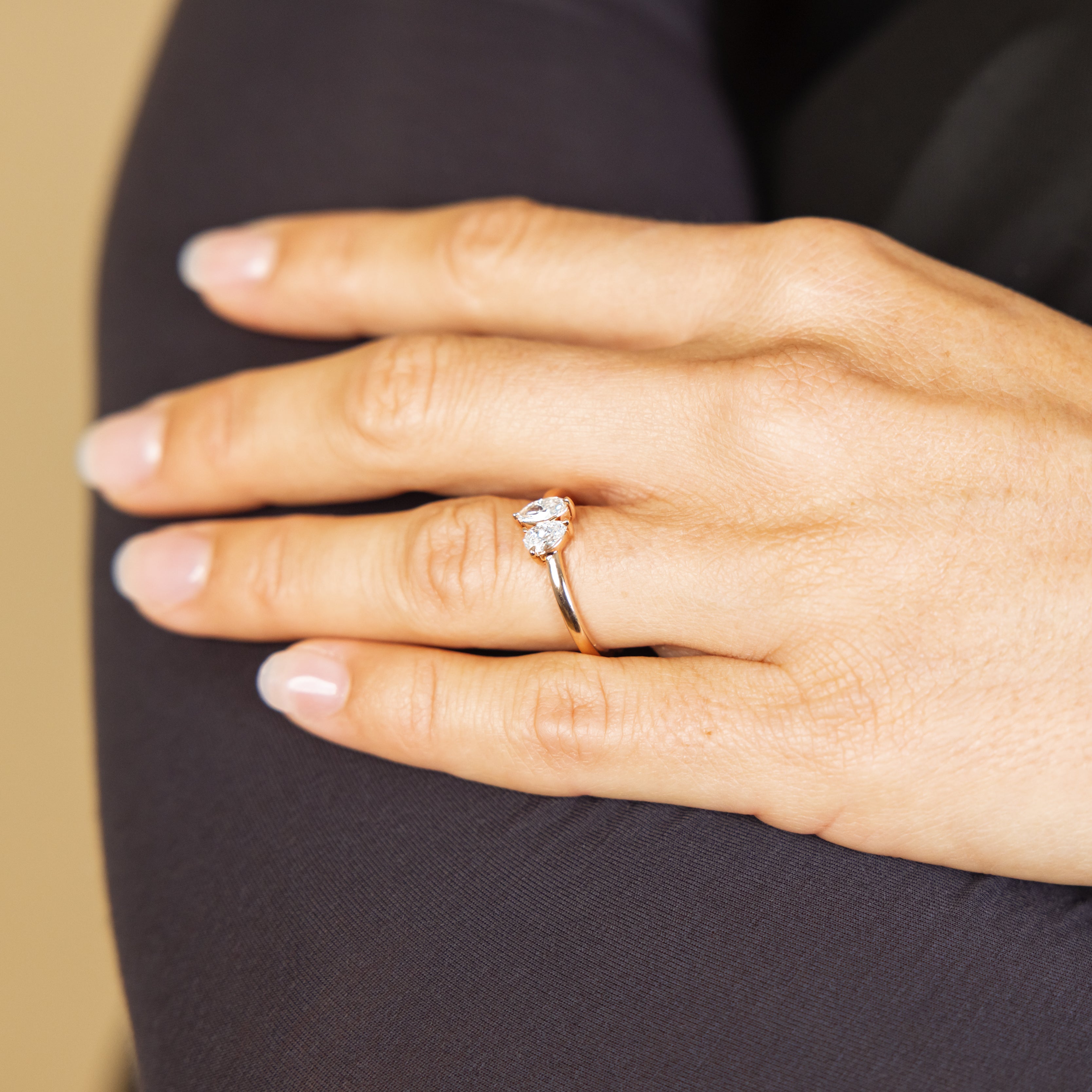 Ring "Toi et Moi - petit"