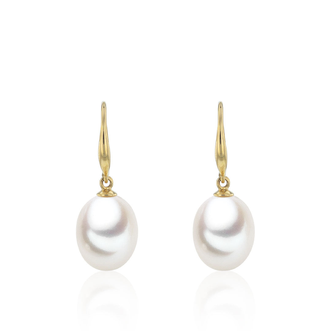 Süßwasser Ohrringe "Pure Drop" - Calissi