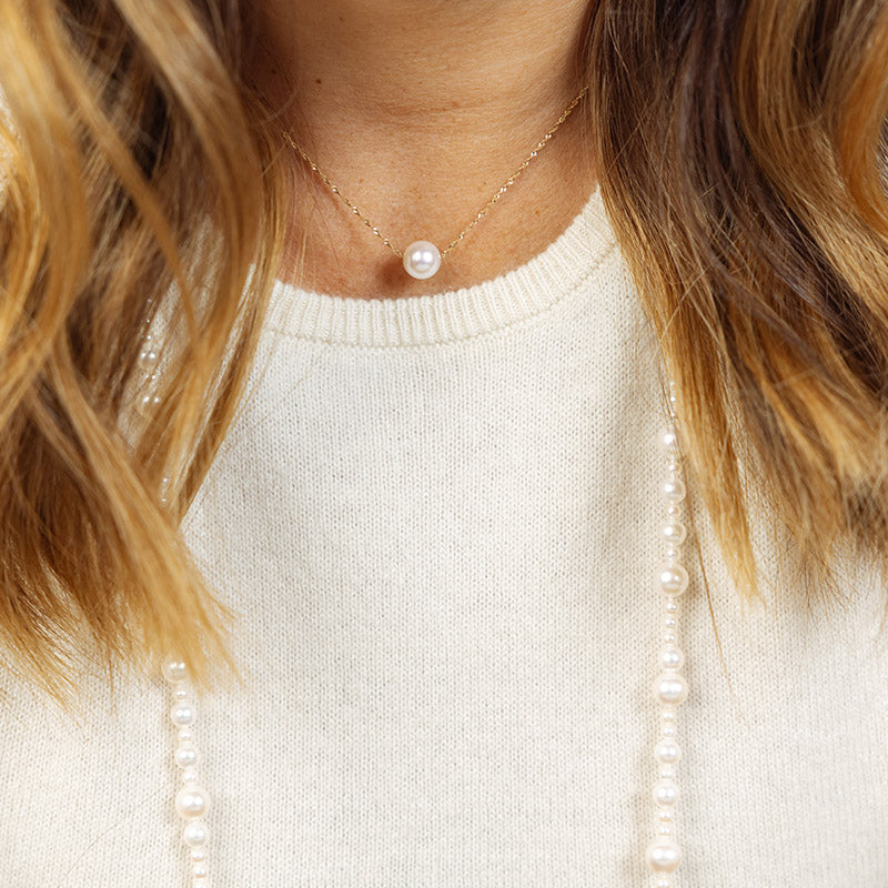 Akoya Halskette "Pure" - Calissi
