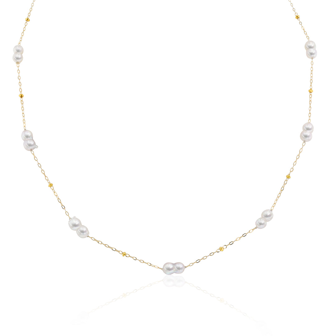 Akoya Collier "Twin" - Calissi